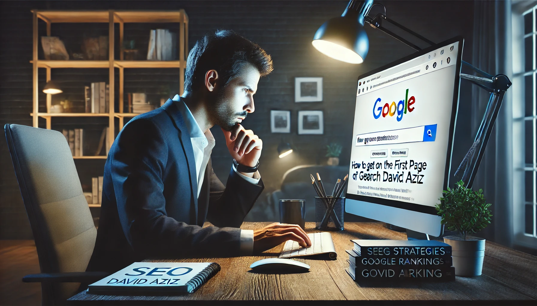 How to Get on the First Page of Google Search David Aziz