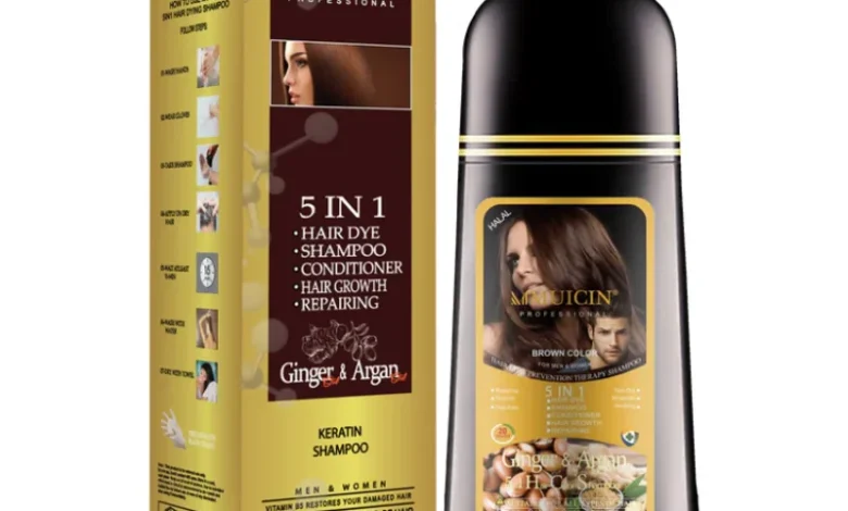 5 in 1 Hair Color Shampoo