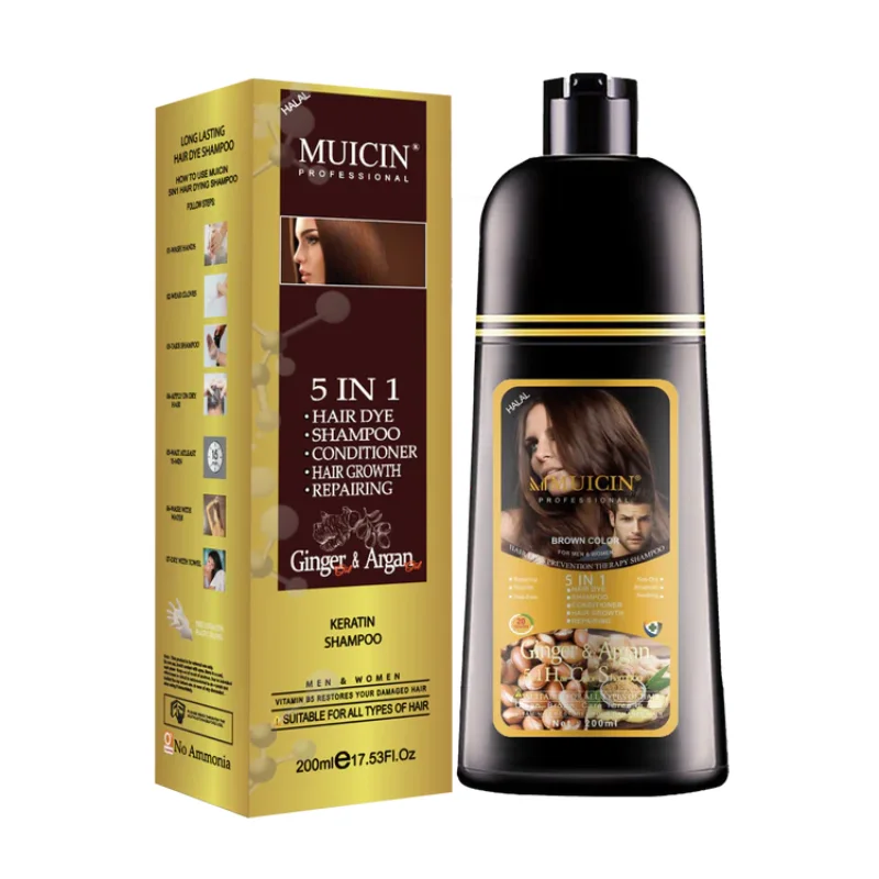 5 in 1 Hair Color Shampoo