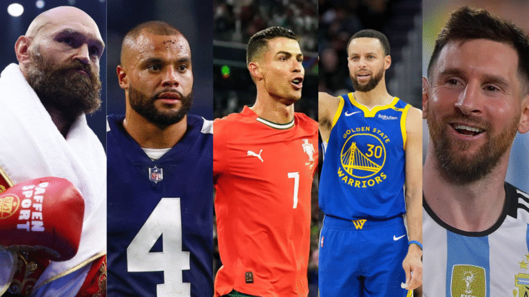 Top 5 Richest Sportsmen in the World in 2025