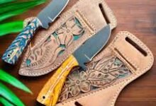 Damascus Pocket Knife
