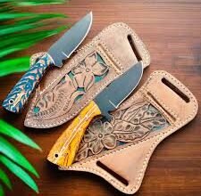 Damascus Pocket Knife