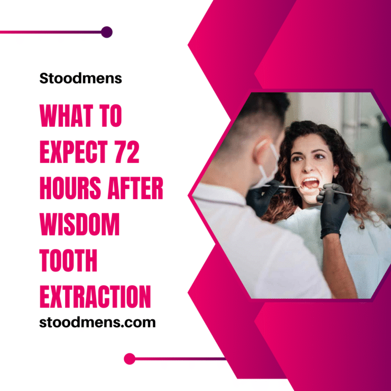 what to expect 72 hours after wisdom tooth extraction