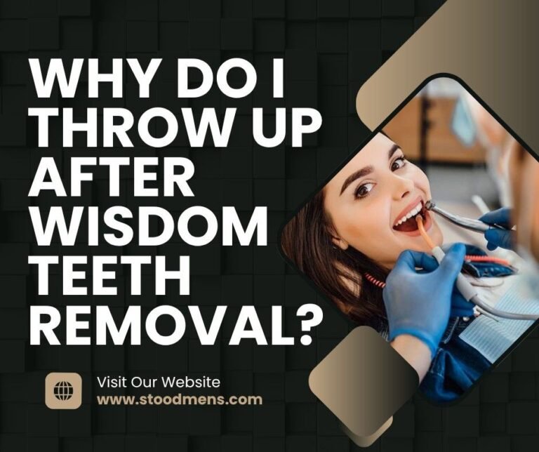 why do I throw up after wisdom teeth removal