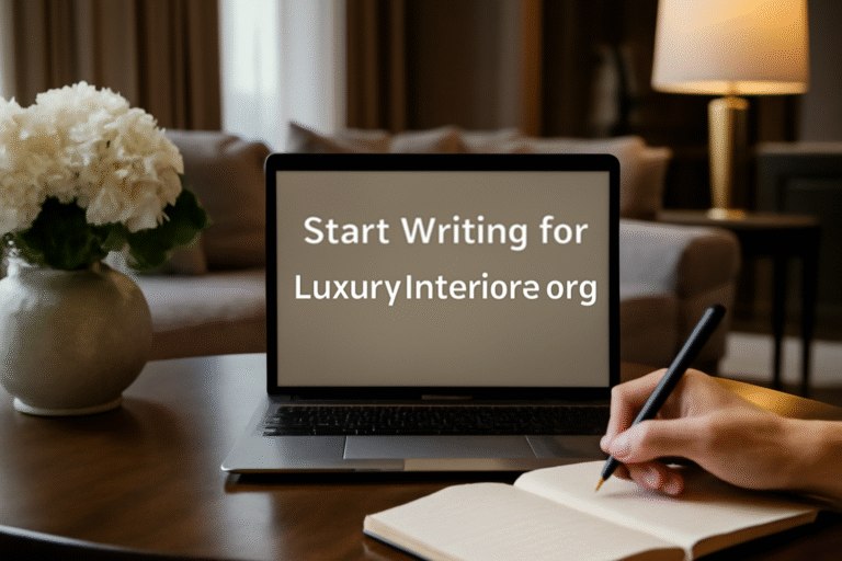 Start Writing for LuxuryInteriors.org