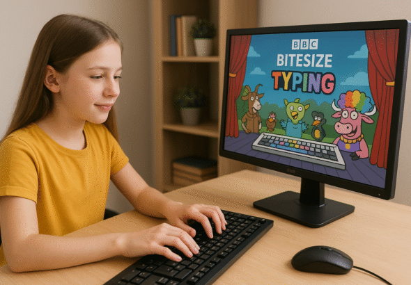 BBC Bitesize Typing